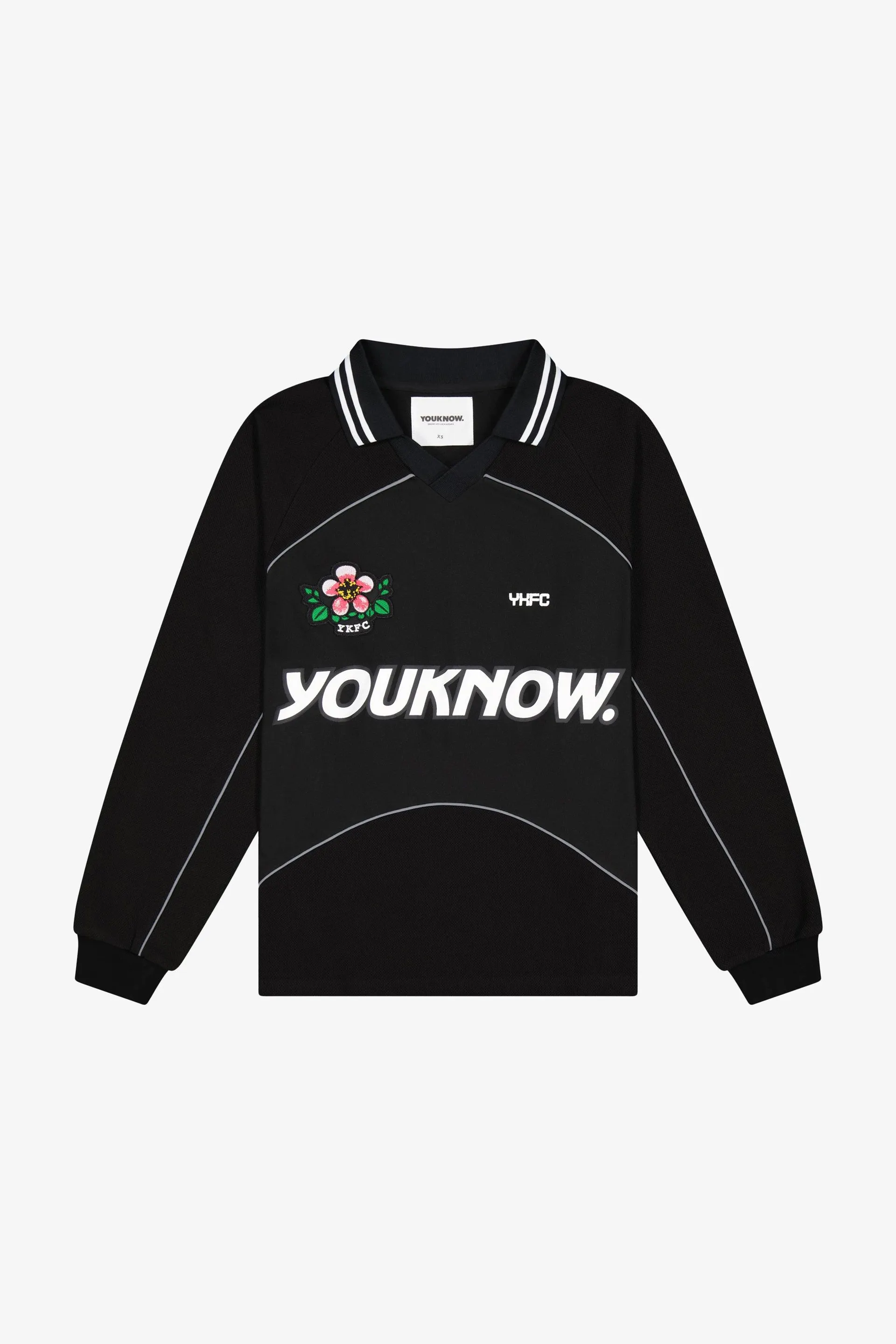 YK. FC LONG SLEEVE BLACK PANEL