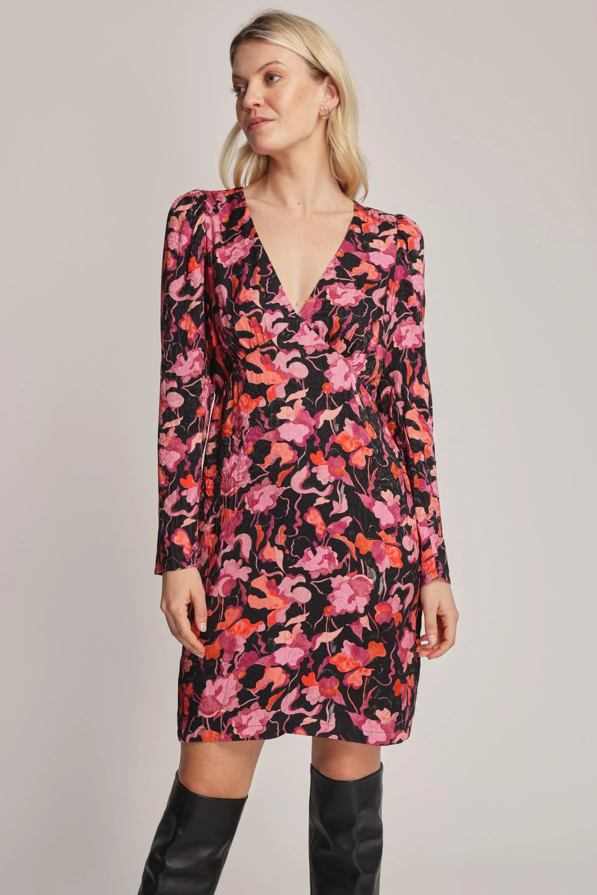 Luna Jacquard Mini Dress