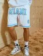 Miami City Basketball Shorts in White
