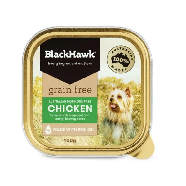 Blackhawk Grain Free Chicken Wet Food 100g