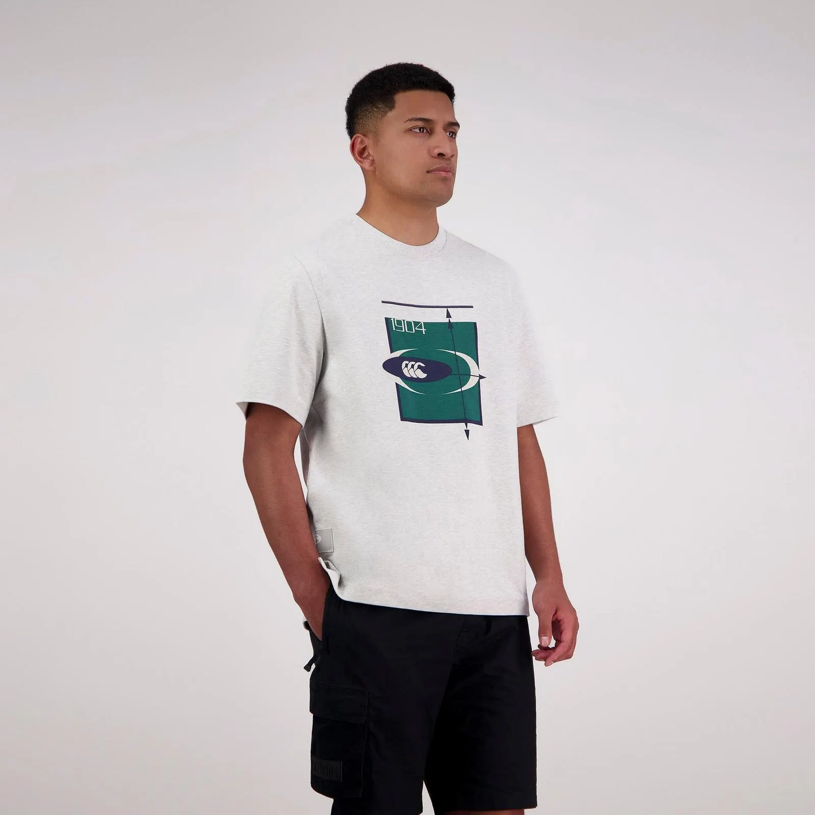 LEGENDS ARCHIVE GRAPHIC TEE GREY MARL