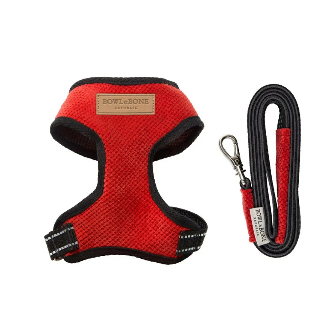 Dog Harness Candy Without Lead - Red