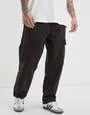 Tinted Twill Baggy Cargo Pants in Brown Tint