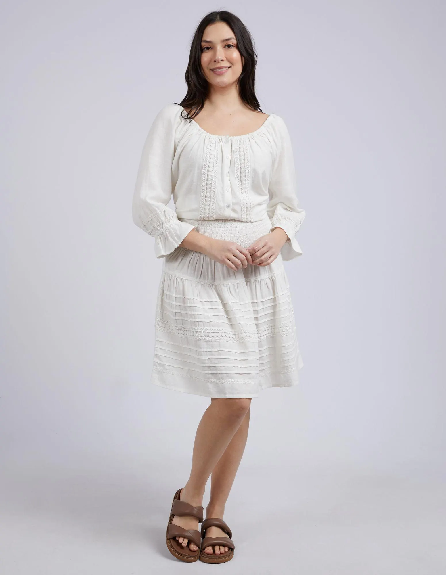 Elm Market Skirt Pearl