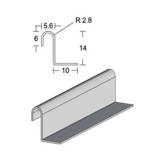 5.6mm Diameter Track Capping – 14mm