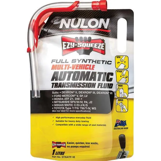 NULON EZY-SQUEEZE Multi-Vehicle Automatic Transmission Fluid - 1 Litre