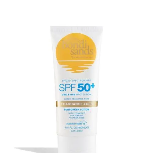 Bondi Fragrance Free Sunscreen Lotion SPF50 150ml