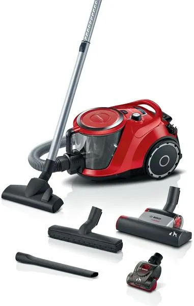 Bosch Series 4 ProAnimal Bagless Vacuum Red