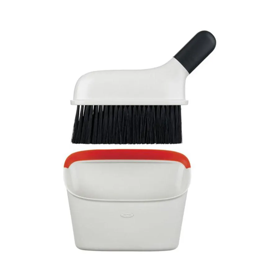 OXO Good Grips Compact Dustpan & Brush Set White