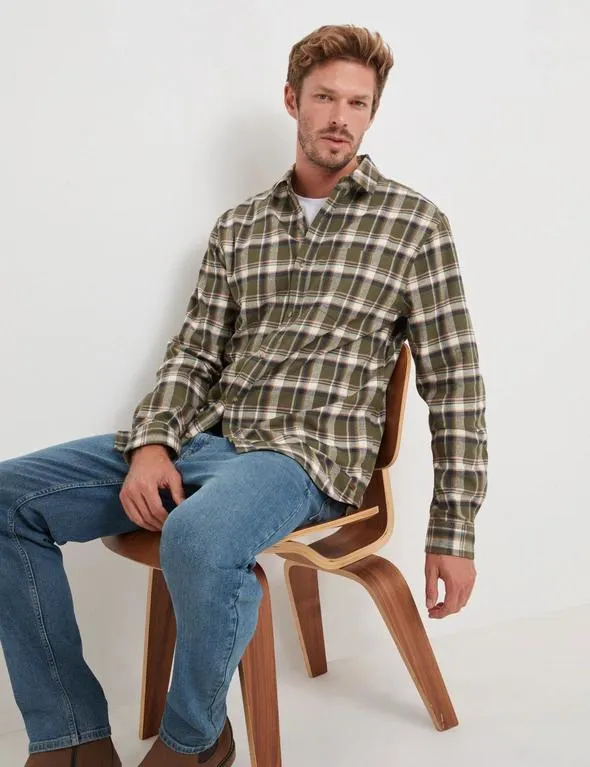 Rivers Heavy Flannel Long Sleeve Shirt