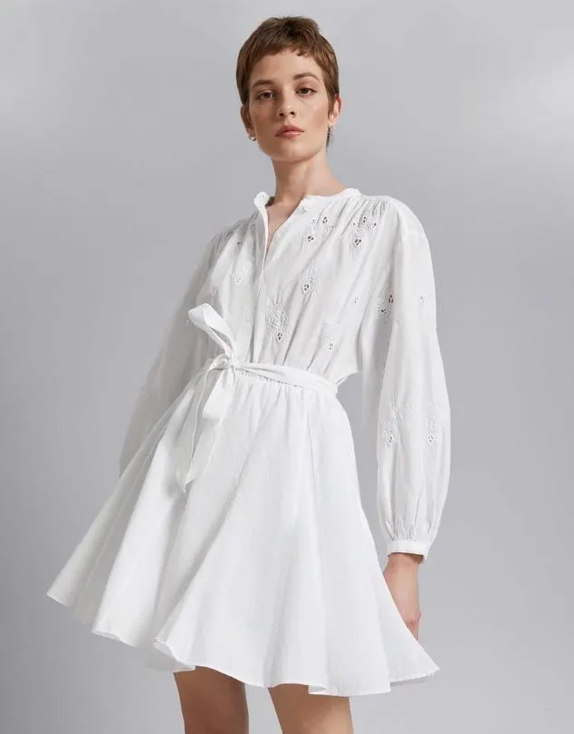 Embroidered Cotton Dress