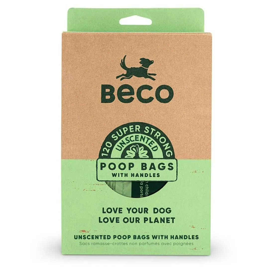 Beco Super Strong 100% Recycled Plastic Poop Bags With Handles