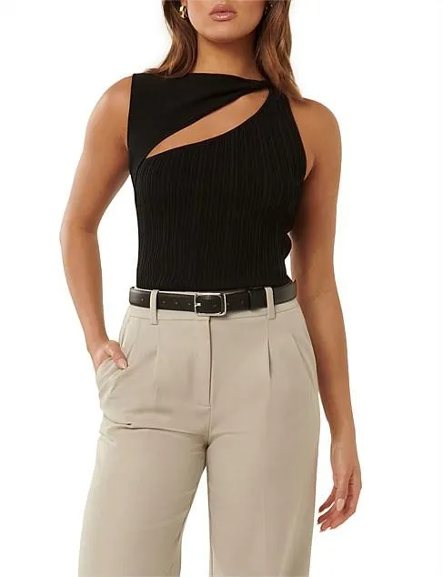 ALANNAH RIBBED TWIST TANK