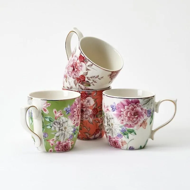 Tablefair Beautiful Blooms Coffee Mug 460ml Assorted