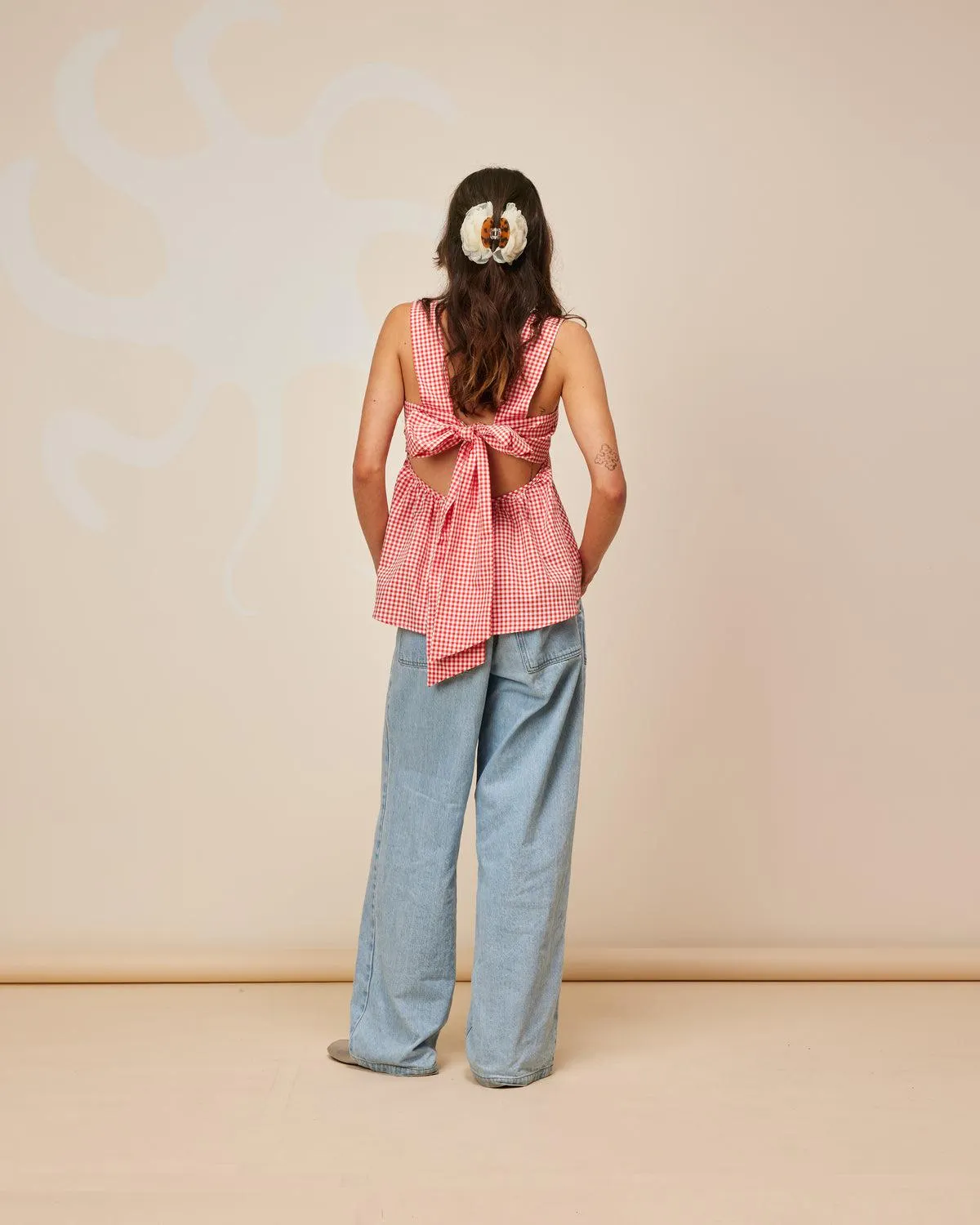 Margie tie-back top