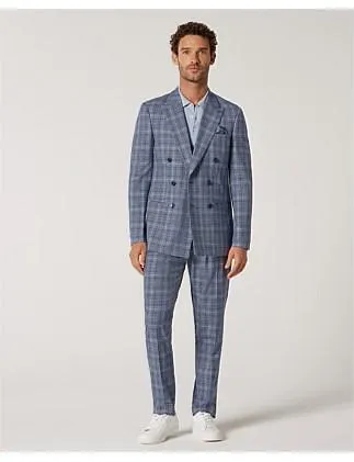 Slim Stretch Double Breasted Tailored Jacket