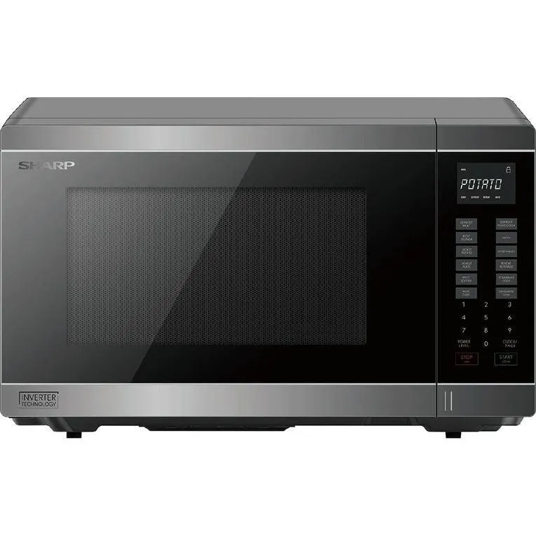 Sharp 34L Inverter Microwave - Silver
