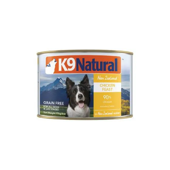 K9 Natural Chicken Canned Dog Food 170g