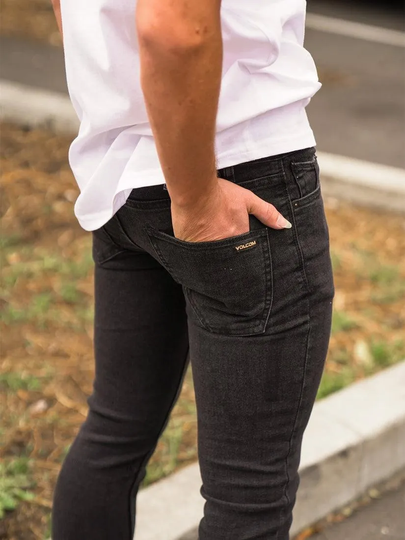 MENS 2X4 TAPERED DENIM JEANS