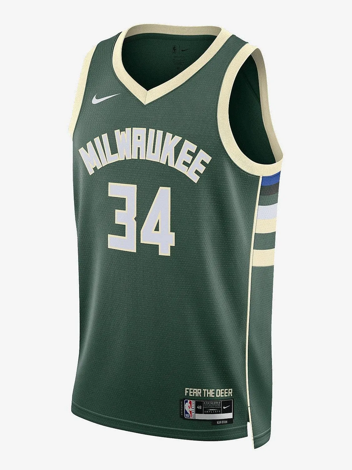 NBA Milwaukee Bucks Giannis Antetokounmpo #34 Icon Edition Swingman Jersey