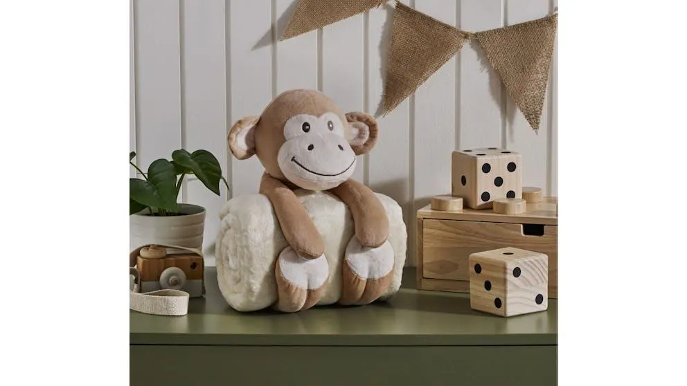 Jojo Monkey Toy and Blanket