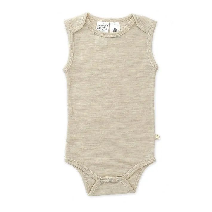 Ricochet Merino Baby Merino Sleeveless Bodysuit