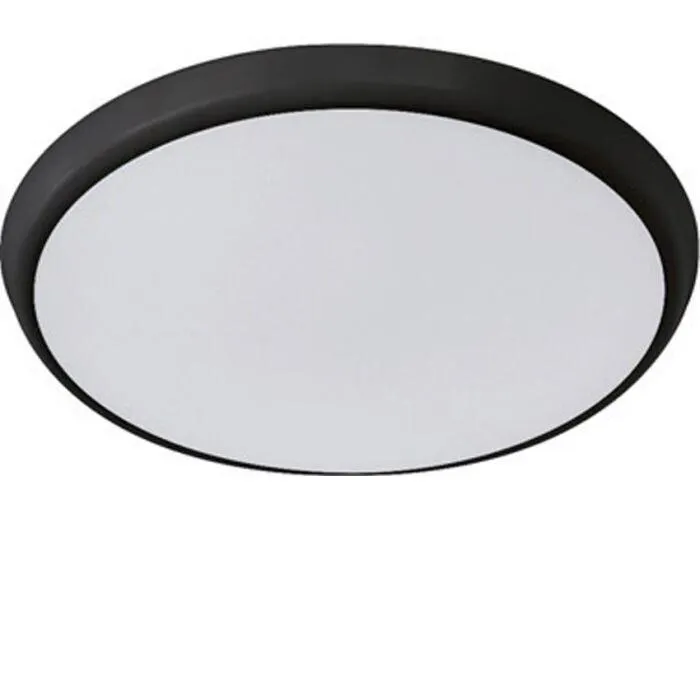Solar 24W Cct Black 30Cm Led Ceiling Light