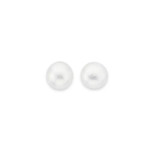 8-8.5mm Freshwater Pearl Studs in Sterling Silver