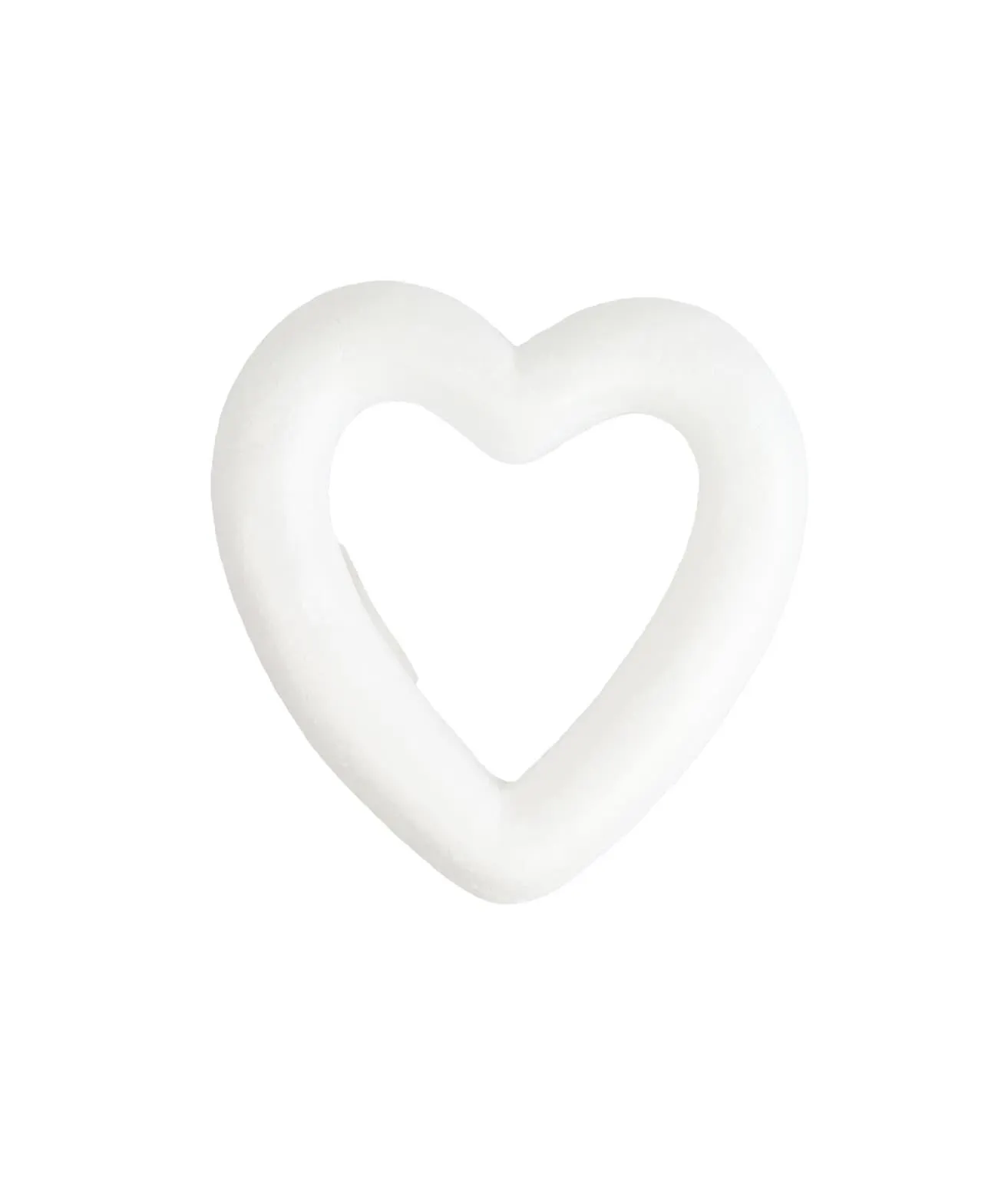 Heart 20cm Polystyrene 20x20x4cm 1pc
