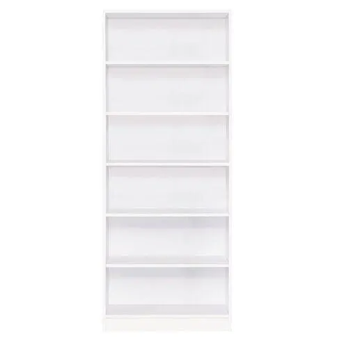 Workspace Soho 6 Tier Bookcase White