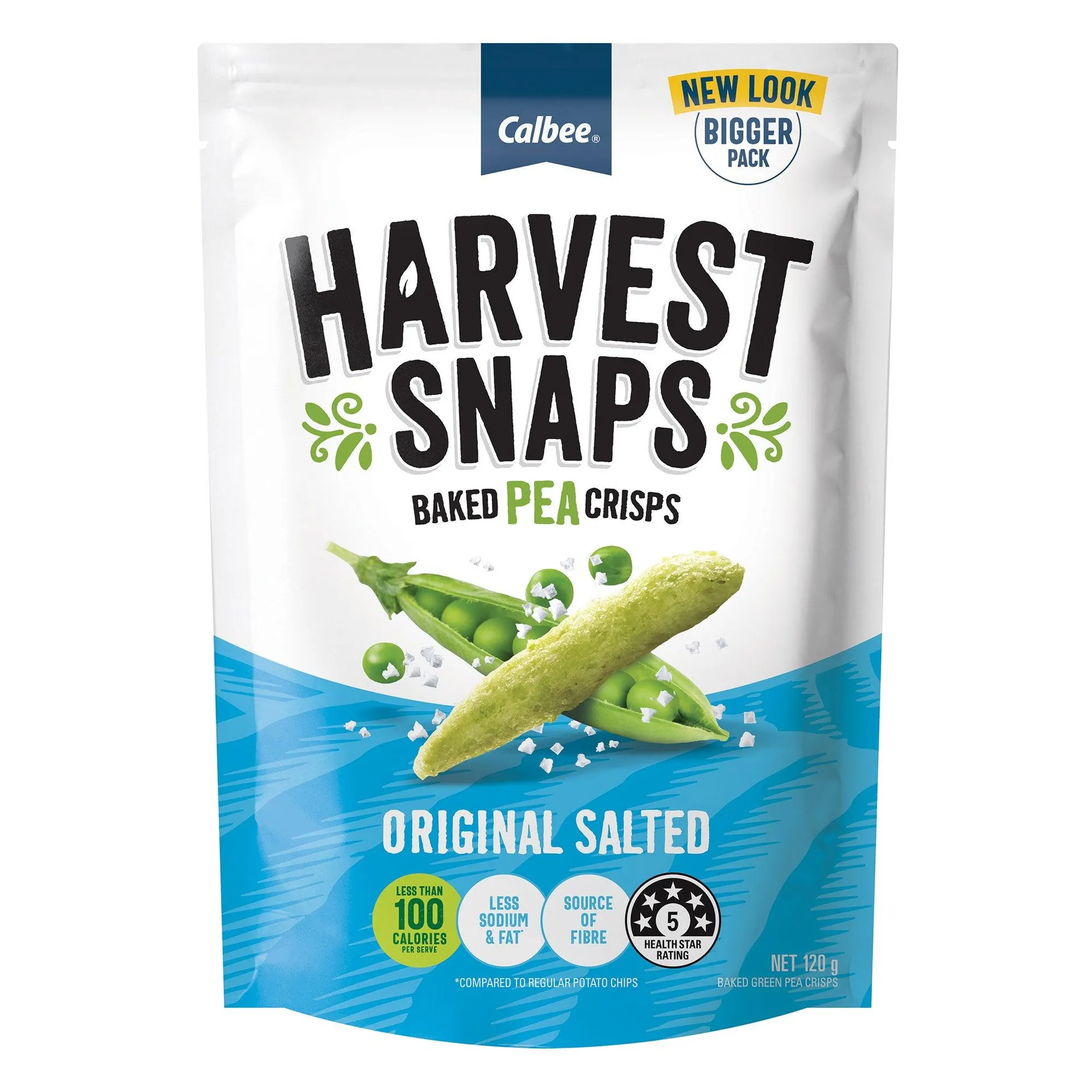 Harvest Snaps Original Salted Pea Crisps 120g