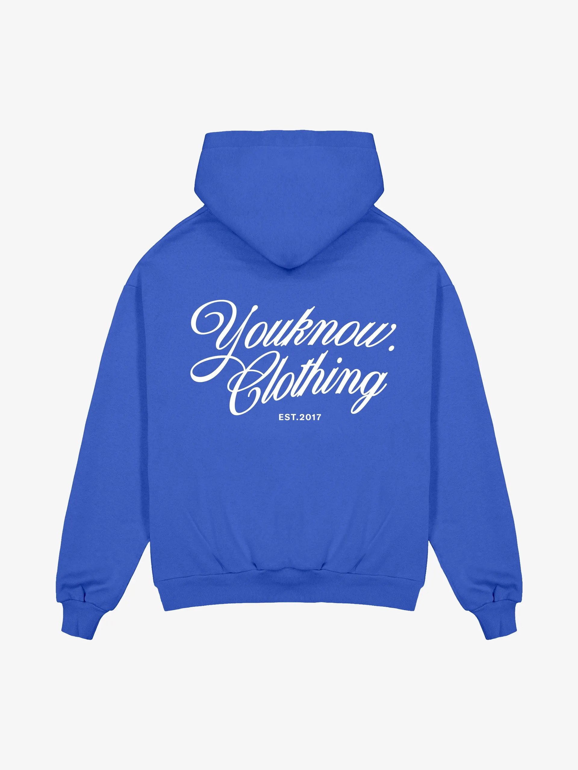 SCRIPT HOODIE BLUE