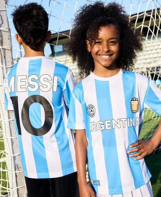 Big Kids' Argentina Football Tee