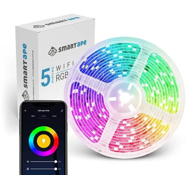 Smart Ape: WiFi App Controlled LED strip RGB 5M Kit
