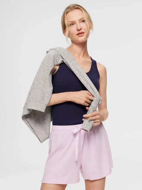 Lilac Solid Mid Short