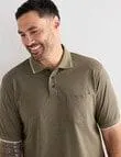 Logan Gannet Polo Shirt, Taupe