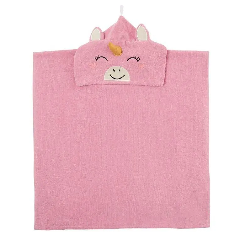 Living & Co Kids Hooded Towel Unicorn Dreams Pink 127cm x 152cm