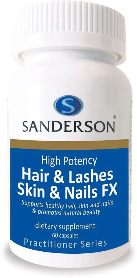 Sanderson Hair & Lashes, Skin & Nails FX 60 Tablets