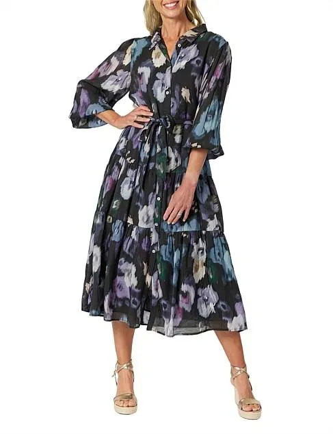 Venice Print Dress