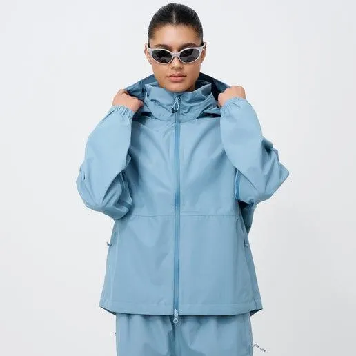 R&R Sport Borough Women's 10k Waterproof Rain Jacket in Blue