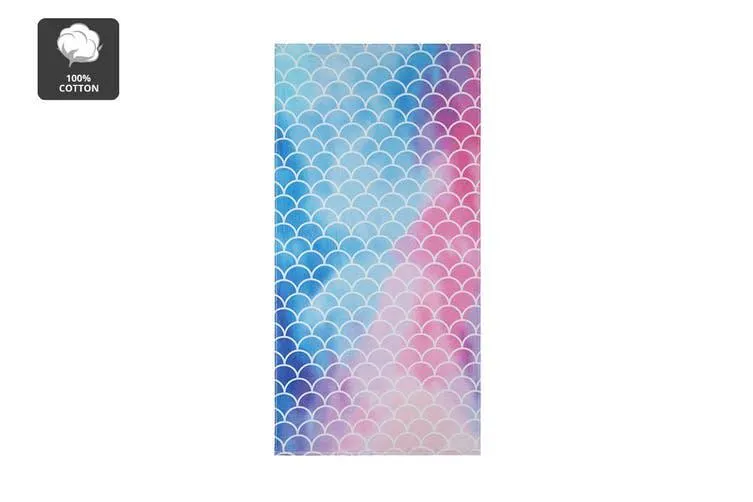 Ovela Mermaid's Tail Kids Beach Towel