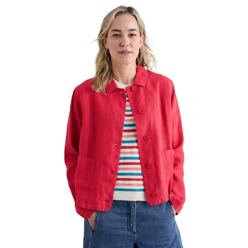 Seasalt Cornwall Arame Jacket Raspberry