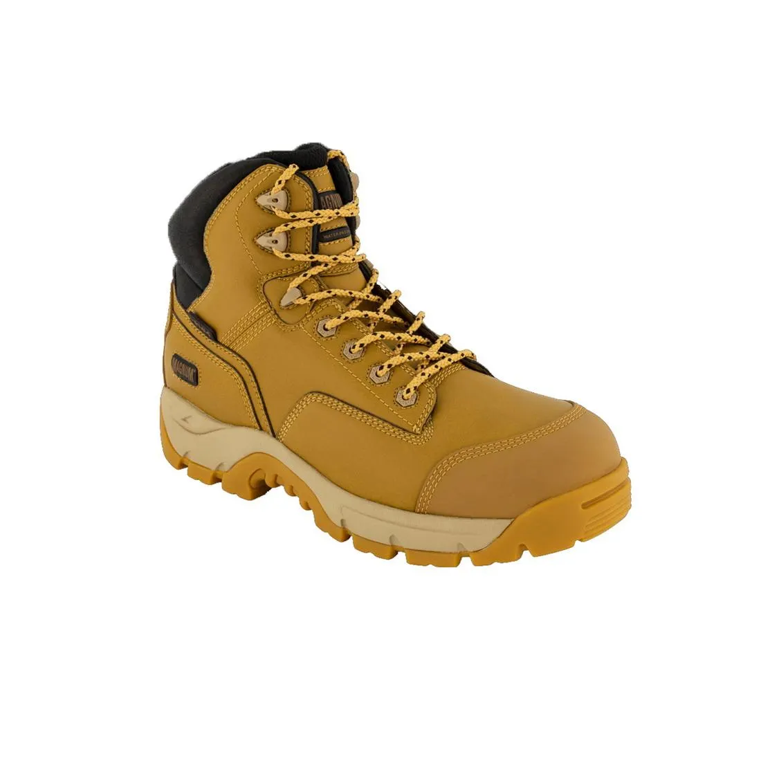 Precision Max Side Zip Composite Toe Safety Boot Wheat US Size 13