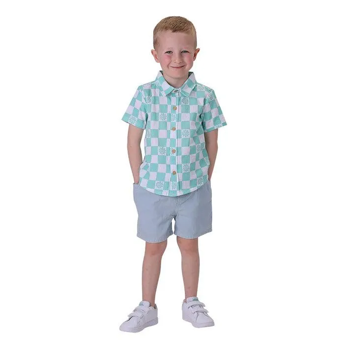 Ricochet Kids 90s Check Shirt