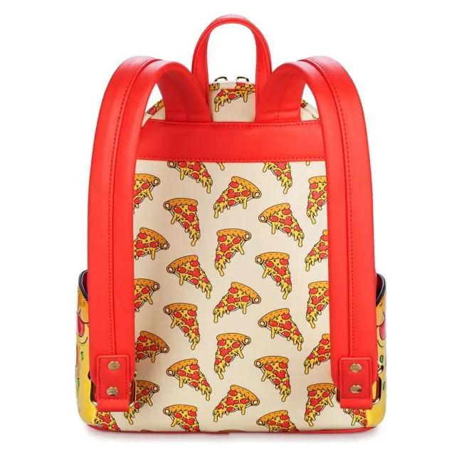 Mickey Mouse Pizza Loungefly Mini Backpack, Disney Eats