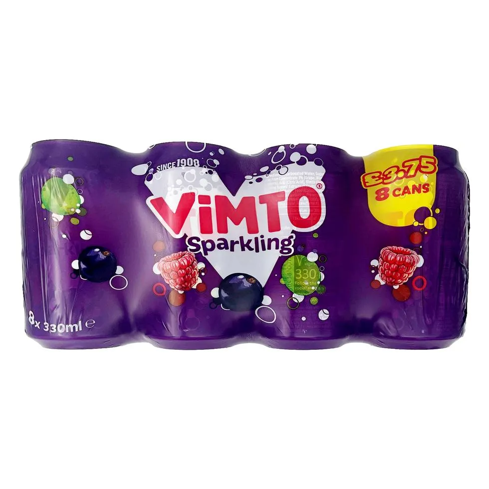 Vimto Fizzy Original 330ml 8pk
