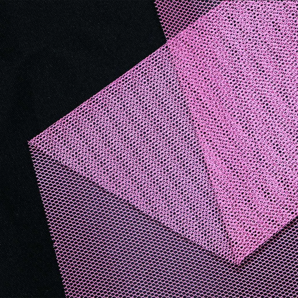 100% Polyester Netting, Hot Pink- Width 140cm