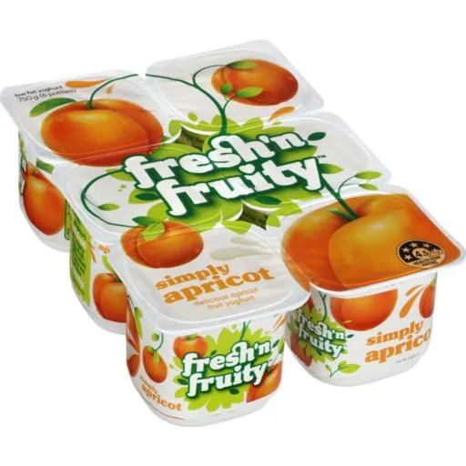 Fresh n Fruity Yoghurt Apricot 6 Pack
