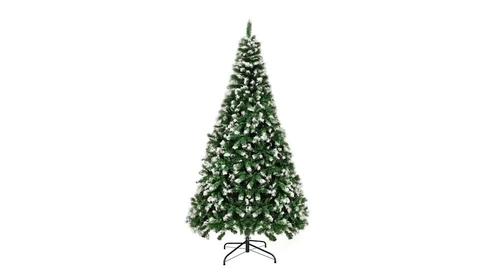 Tinseltown 210cm Snowy Green Christmas Tree - 1050 Tips