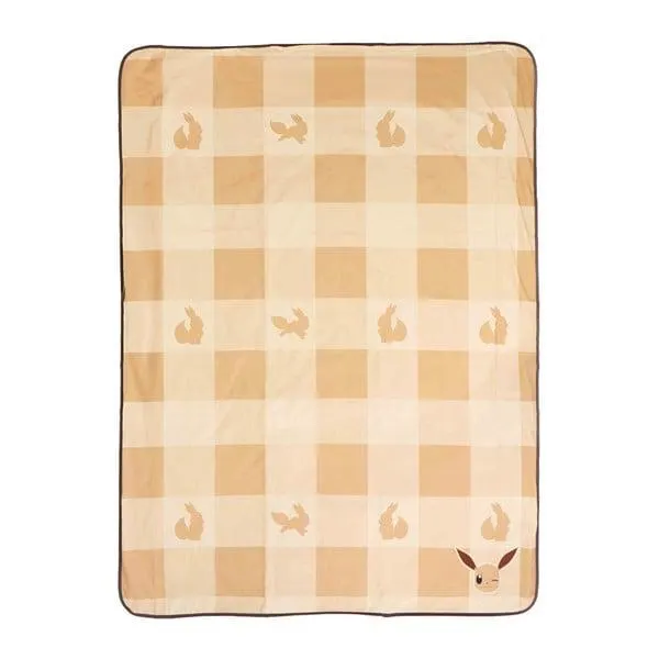 Pokemon - Eevee Gingham Picnic Blanket Roll